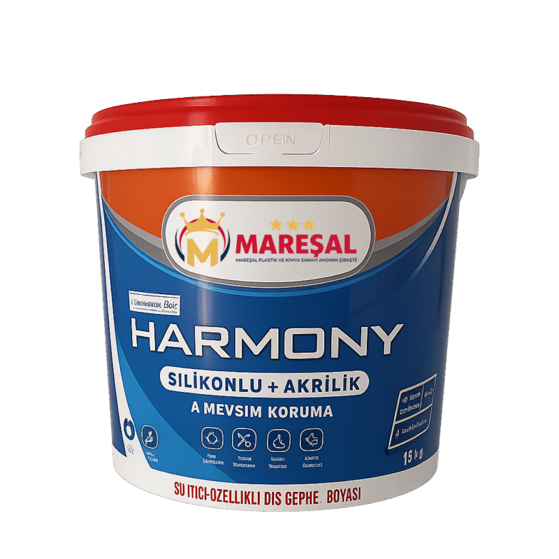 Mareşal Harmony silikonlu akrilik dış cephe boyası kutusu